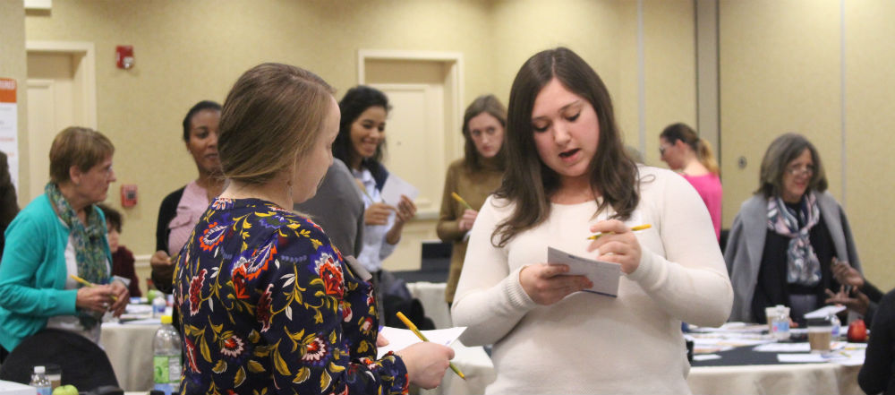 Cultural orientation providers collaborating together during a COKE workshop